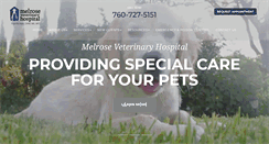 Desktop Screenshot of melrosevethospital.com